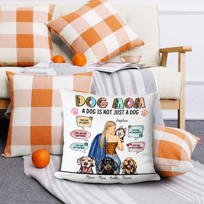A Dog Is Not Just A Dog Personalized Linen Pillow, Personalized Gift for Dog Lovers, Dog Dad, Dog Mom - PL009PS01 - BMGifts