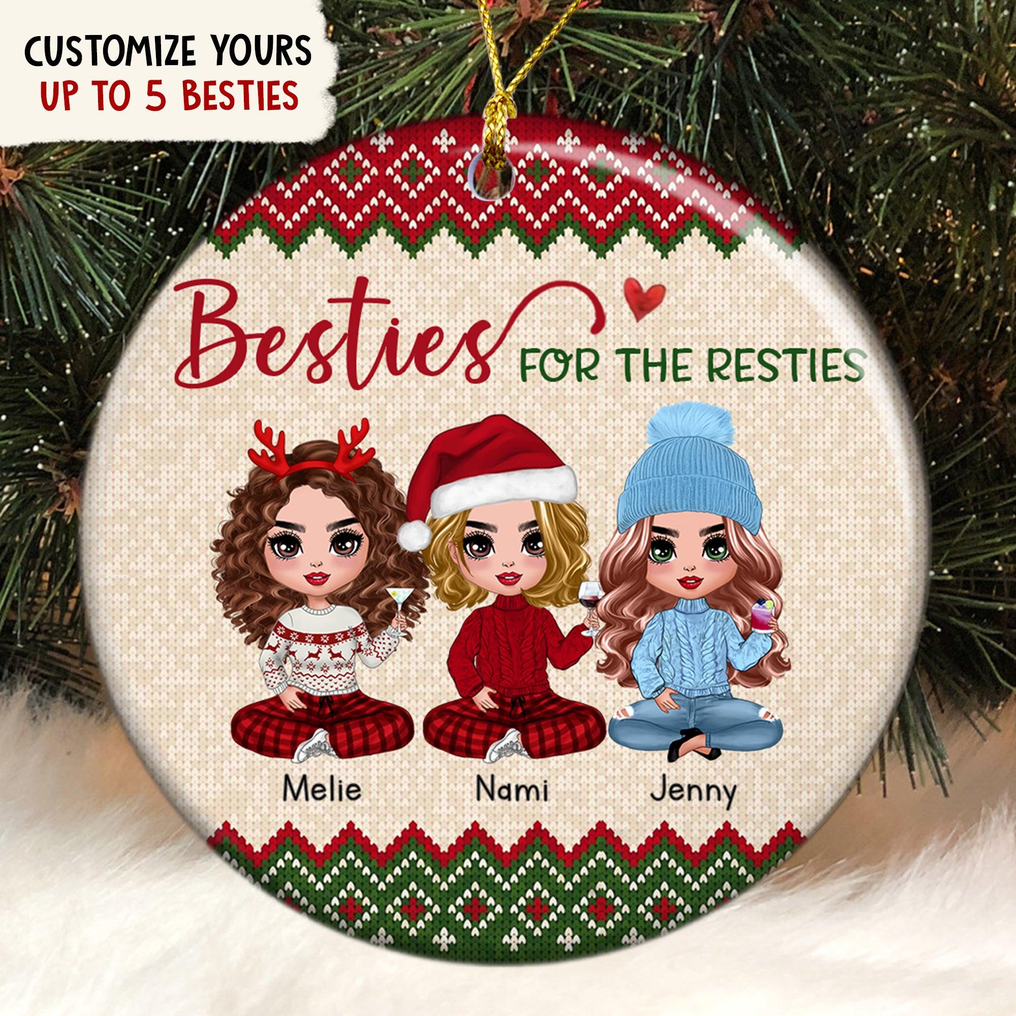 Cross Stitch Ornaments Personalized for Christmas