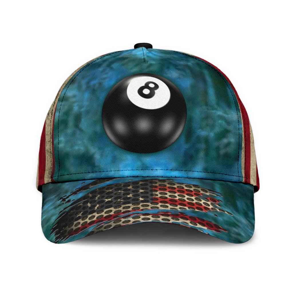 Billiard Classic Cap, Gift for Billiard Snooker Lovers, Billiard Snooker Players - CP2120PA - BMGifts