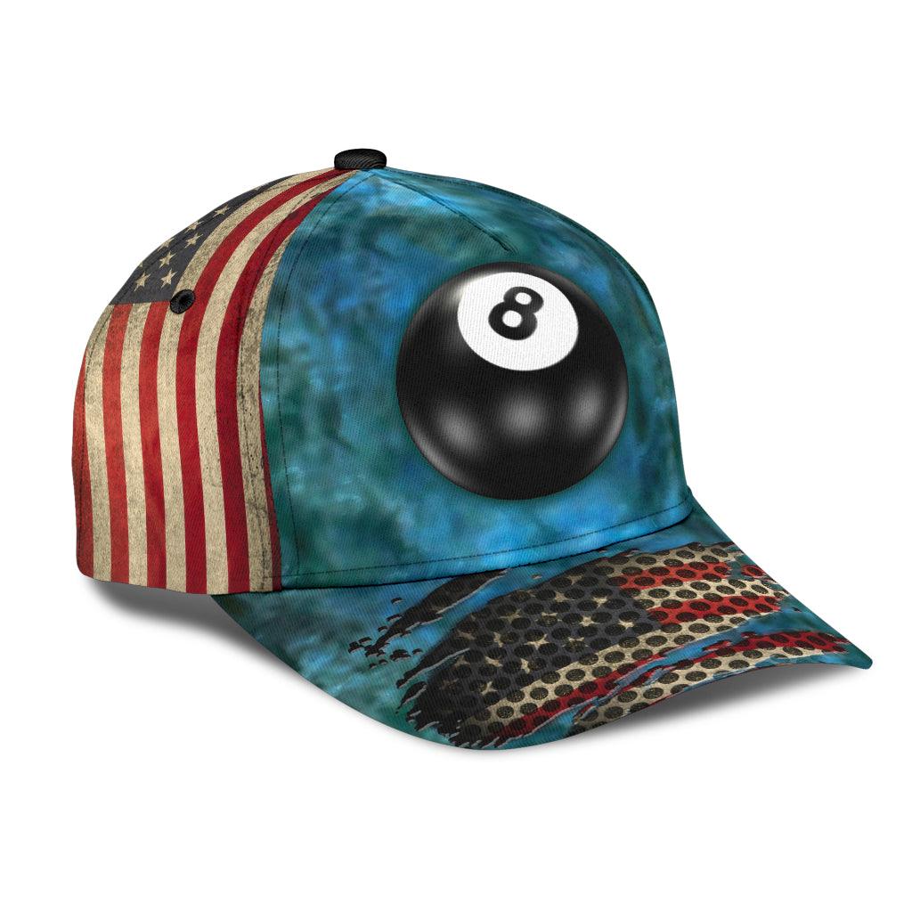 Billiard Classic Cap, Gift for Billiard Snooker Lovers, Billiard Snooker Players - CP2120PA - BMGifts