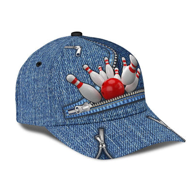 Bowling Classic Cap, Gift for Bowling Lovers, Bowling Players - CP1524PA - BMGifts