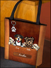Brown Dog Personalized Tote Bag, Personalized Gift for Dog Lovers, Dog Dad, Dog Mom - TO033PS00 - BMGifts