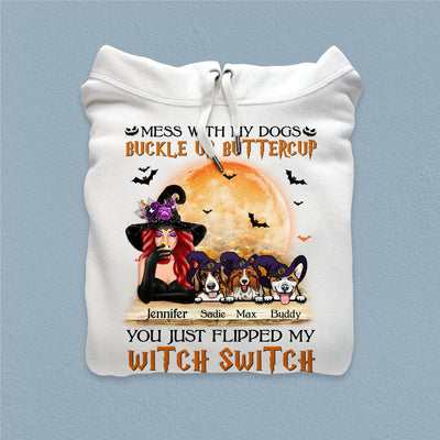 Buckle Up Buttercup Dog Personalized Shirt, Halloween Gift, Personalized Gift for Dog Lovers, Dog Dad, Dog Mom - TS273PS02 - BMGifts