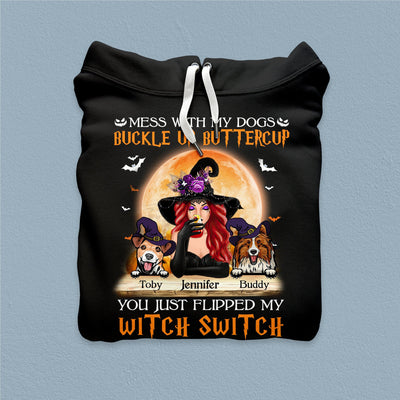 Buckle Up Buttercup Dog Personalized Shirt, Halloween Gift, Personalized Gift for Dog Lovers, Dog Dad, Dog Mom - TS281PS02 - BMGifts