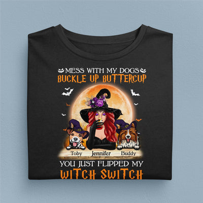 Buckle Up Buttercup Dog Personalized Shirt, Halloween Gift, Personalized Gift for Dog Lovers, Dog Dad, Dog Mom - TS281PS02 - BMGifts