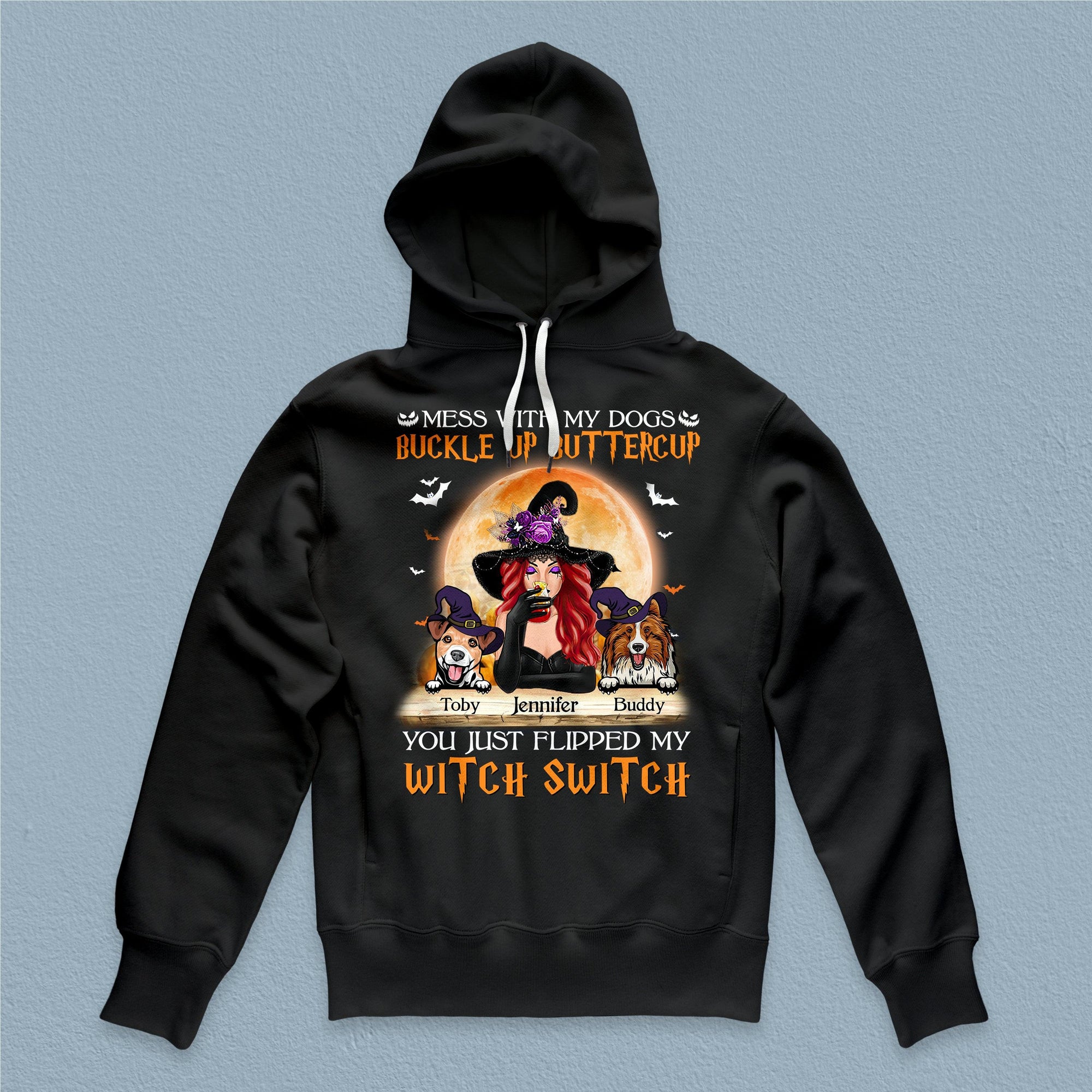 Buckle Up Buttercup Dog Personalized Shirt, Halloween Gift, Personalized Gift for Dog Lovers, Dog Dad, Dog Mom - TS281PS02 - BMGifts