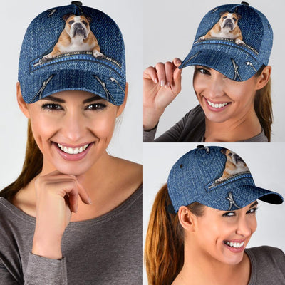 Bulldog Classic Cap, Gift for Dog Lovers, Dog Dad, Dog Mom - CP1422PA - BMGifts