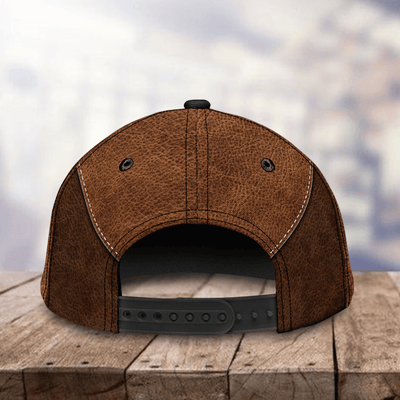 Camping Curving Brown Pattern Personalized Classic Cap, Personalized Gift for Camping Lovers - CP295PS07 - BMGifts