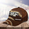 Camping Curving Brown Pattern Personalized Classic Cap, Personalized Gift for Camping Lovers - CP295PS07 - BMGifts