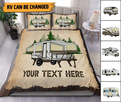 Camping Personalized Bedding Set, Personalized Gift for Camping Lovers - BD027PS11 - BMGifts (formerly Best Memorial Gifts)