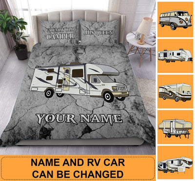 Camping Personalized Bedding Set, Personalized Gift for Camping Lovers - BD039PS02 - BMGifts