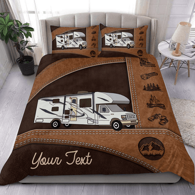 Camping Personalized Bedding Set, Personalized Gift for Camping Lovers - BD041PS11 - BMGifts (formerly Best Memorial Gifts)