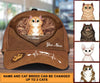 Cat Brown Heart Personalized Classic Cap, Personalized Gift for Cat Lovers, Cat Mom, Cat Dad - CP009PS00 - BMGifts