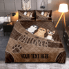 Cat For Cat Lover Personalized Bedding Set, Personalized Gift for Cat Lovers, Cat Mom, Cat Dad - BD087PS08 - BMGifts