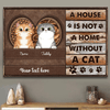 Cat House Home Personalized Poster, Personalized Gift for Cat Lovers, Cat Mom, Cat Dad - PT001PS08 - BMGifts (formerly Best Memorial Gifts)