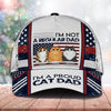 Cat Personalized Classic Cap, Personalized Gift for Cat Lovers, Cat Mom, Cat Dad - CP076PS11 - BMGifts