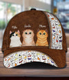 Cat Personalized Classic Cap, Personalized Gift for Cat Lovers, Cat Mom, Cat Dad - CP081PS11 - BMGifts