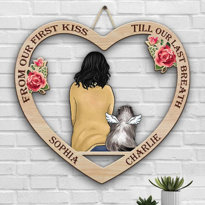 Cat Personalized Custom Shaped Wooden Sign, Personalized Gift for Cat Lovers, Cat Mom, Cat Dad - CS018PS04 - BMGifts (formerly Best Memorial Gifts)
