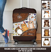 Cat Personalized Luggage Cover, Personalized Gift for Cat Lovers, Cat Mom, Cat Dad - LC008PS02 - BMGifts (formerly Best Memorial Gifts)