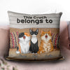 Cat Personalized Pillow, Personalized Gift for Cat Lovers, Cat Mom, Cat Dad - PL004PS09 - BMGifts (formerly Best Memorial Gifts)