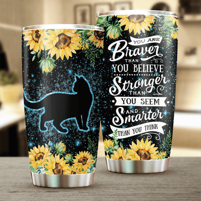 Cat Tumbler, Gift for Cat Lovers, Cat Mom - TB298PA - BMGifts