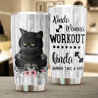 Cat Tumbler, Gift for Cat Lovers, Cat Mom - TB299PA - BMGifts