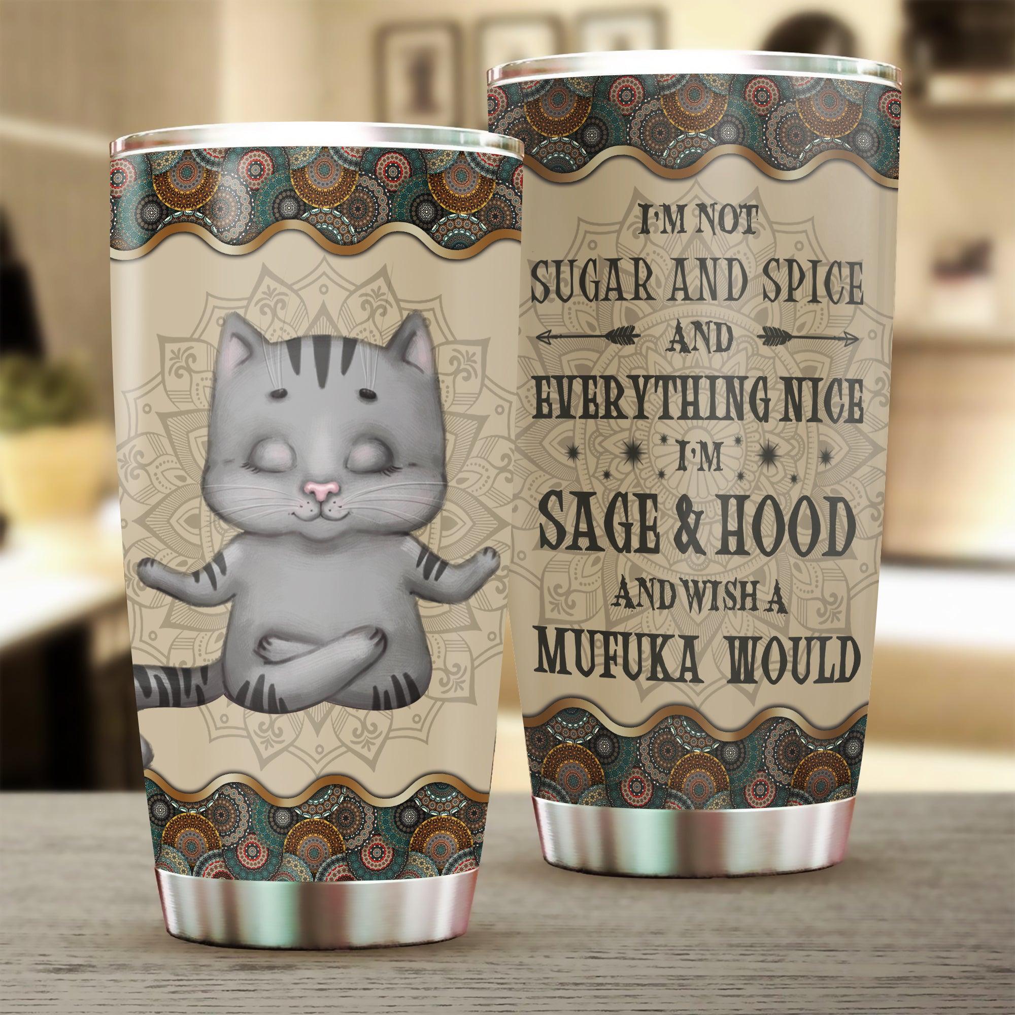 Cat Tumbler, Gift for Cat Lovers, Cat Mom - TB411PA - BMGifts