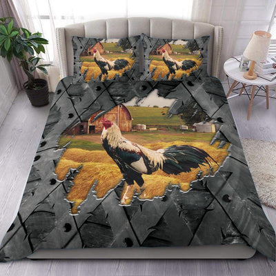 Chicken Bedding Set, Gift for Farmers, Cow Lovers, Chicken Lovers - BD082PA - BMGifts