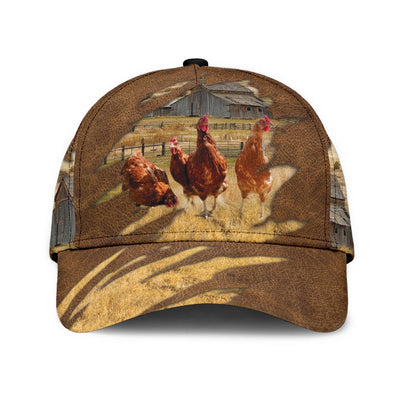 Chicken Classic Cap, Gift for Farmers, Cow Lovers, Chicken Lovers - CP2307PA - BMGifts