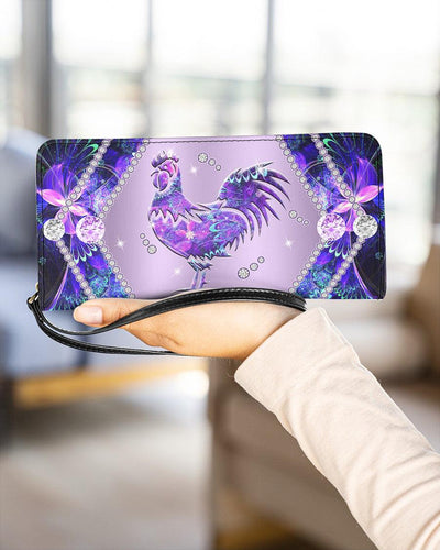 Chicken Clutch Purse, Gift for Farmers, Cow Lovers, Chicken Lovers - PU133PA - BMGifts