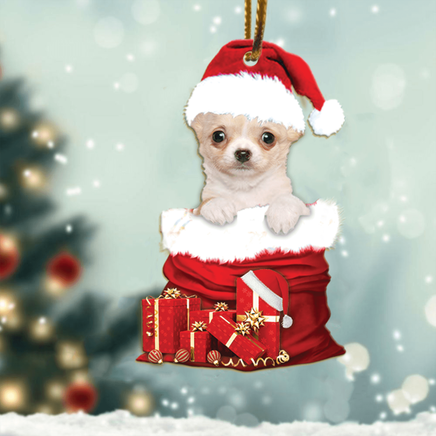 Chihuahua Custom Shaped Ornament, Gift for Chihuahua Lovers - WO002PA06 - BMGifts