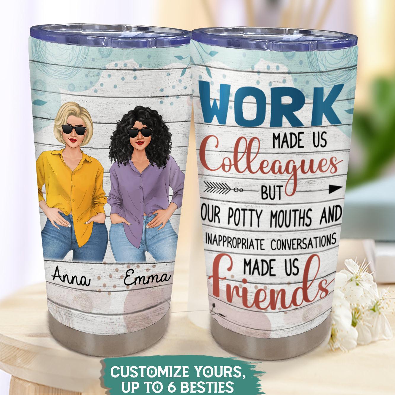 To My Best Friend - Bestie Personalized Custom Tumbler - Christmas