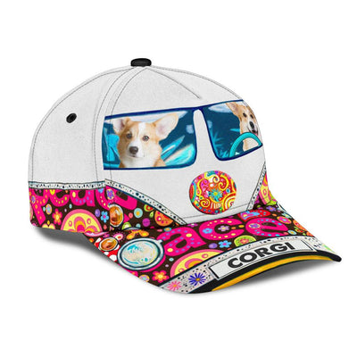 Corgi Classic Cap, Gift for Corgi Lovers, Gift for Hippie Life, Hippie Lovers - CP494PA - BMGifts