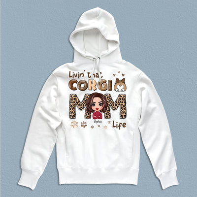 Corgi Mom Life Corgi Personalized Shirt, Mother’s Day Gift for Mom, Mama, Parents, Mother, Grandmother - TS904PS02 - BMGifts