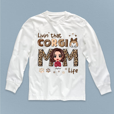 Corgi Mom Life Corgi Personalized Shirt, Mother’s Day Gift for Mom, Mama, Parents, Mother, Grandmother - TS904PS02 - BMGifts