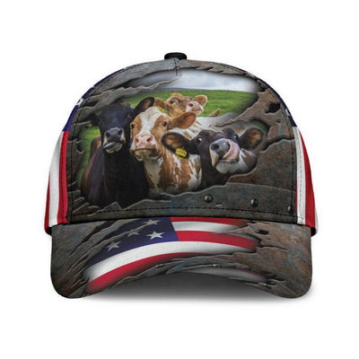 Cow Classic Cap, Gift for Farmers, Cow Lovers, Chicken Lovers - CP2311PA - BMGifts