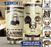 Crazy Dog Lady Personalized Tumbler, Personalized Gift for Dog Lovers, Dog Dad, Dog Mom - TB064PS04 - BMGifts