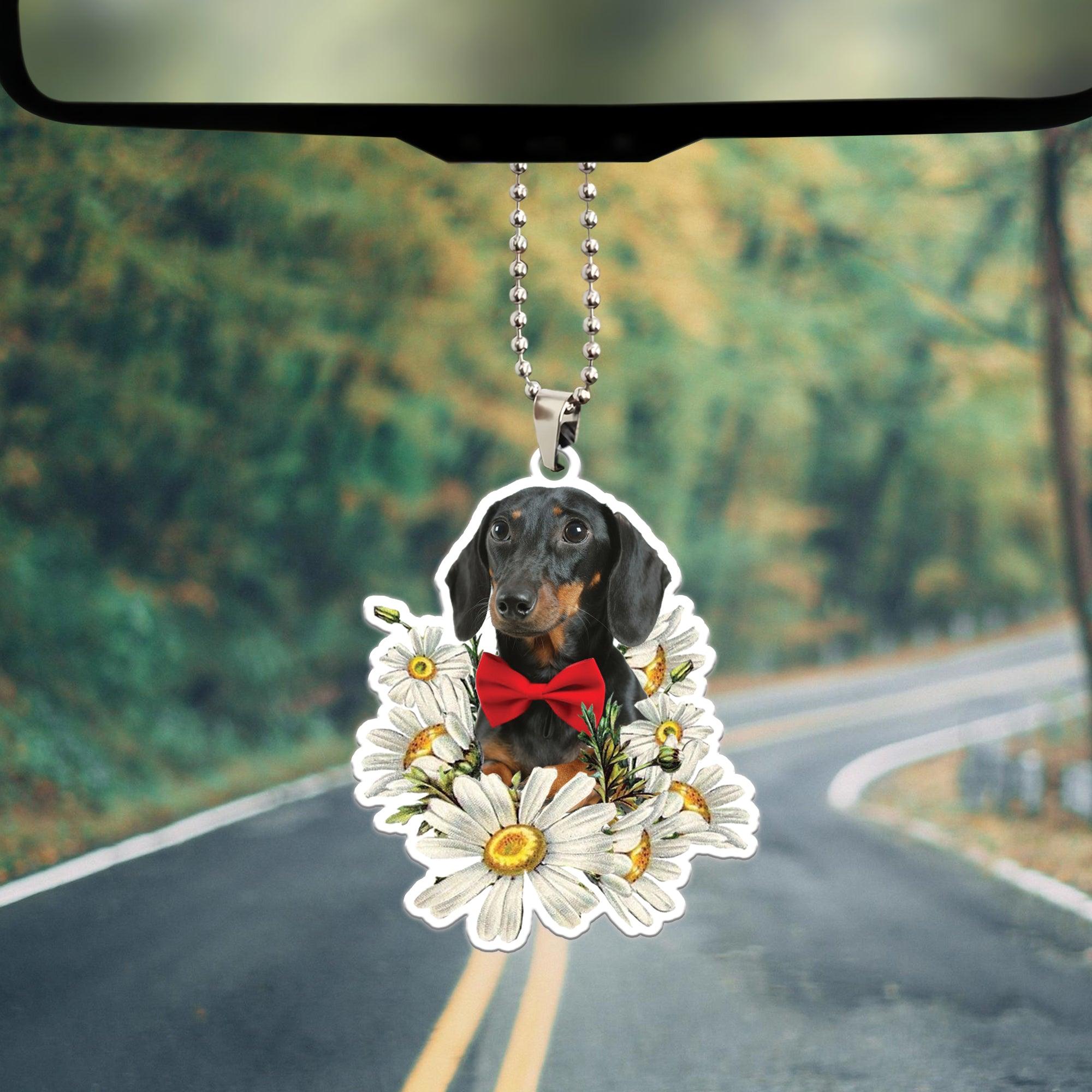 Dachshund Transparent Acrylic Car Ornament, Gift for Dachshund Lovers - CO087PA - BMGifts
