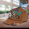 Dog Colorful Personalized Cap, Personalized Gift for Dog Lovers, Dog Dad, Dog Mom - CP217PS08 - BMGifts