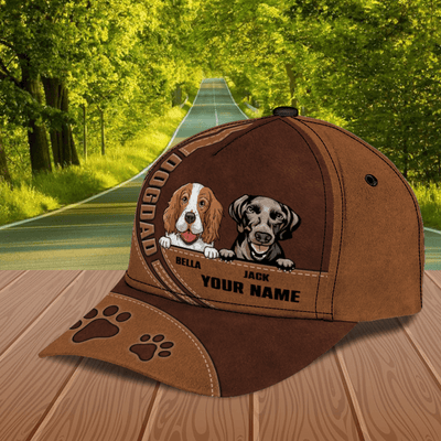 Dog For Dog Dad Personalized Cap, Personalized Gift for Dog Lovers, Dog Dad, Dog Mom - CP215PS08 - BMGifts
