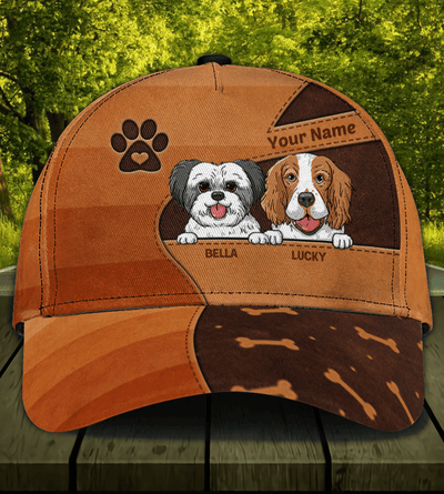 Dog Little Bones Personalized Cap, Personalized Gift for Dog Lovers, Dog Dad, Dog Mom - CP225PS08 - BMGifts