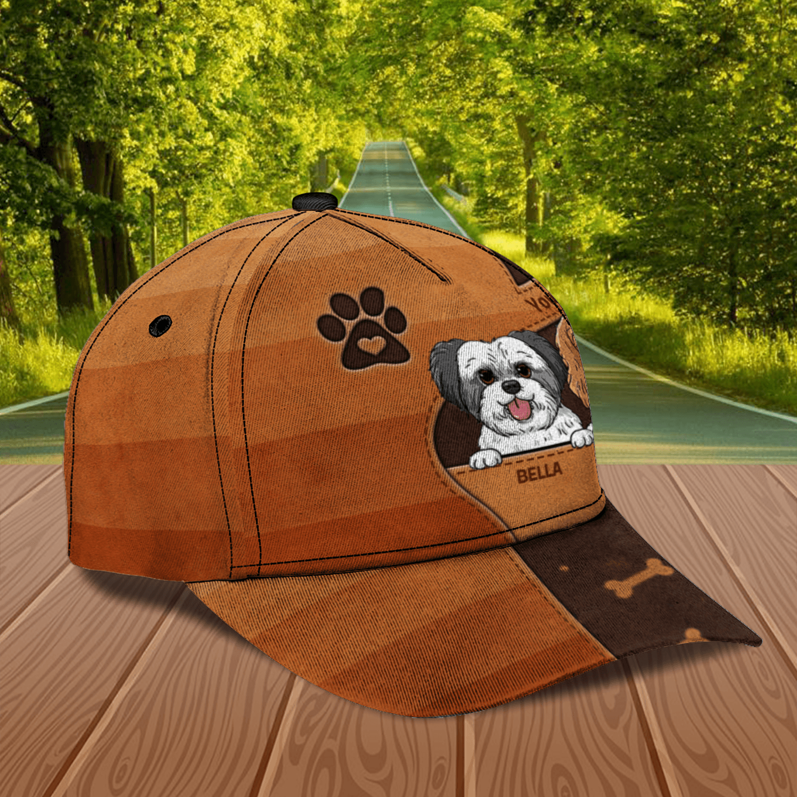 Dog Little Bones Personalized Cap, Personalized Gift for Dog Lovers, Dog  Dad, Dog Mom - CP225PS08