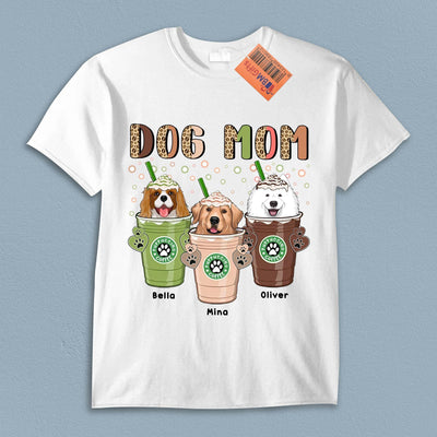 Dog Mom Personalized Shirt, Personalized Gift for Dog Lovers, Dog Dad, Dog Mom - TS403PS02 - BMGifts