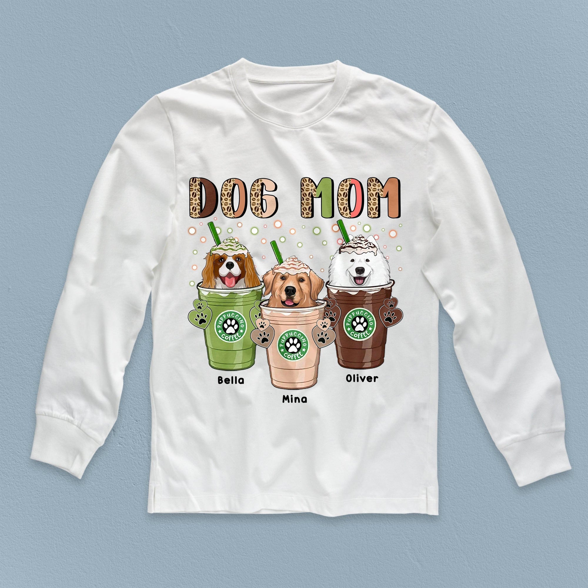 Dog Mom Personalized Shirt, Personalized Gift for Dog Lovers, Dog Dad, Dog Mom - TS403PS02 - BMGifts