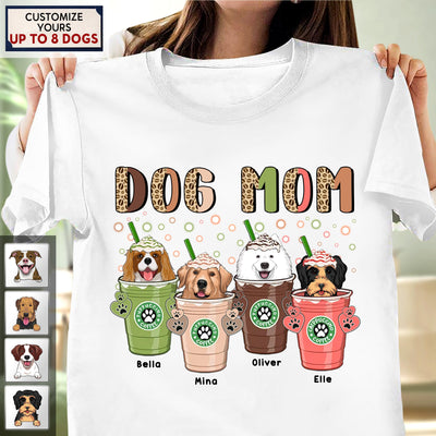 Dog Mom Personalized Shirt, Personalized Gift for Dog Lovers, Dog Dad, Dog Mom - TS403PS02 - BMGifts