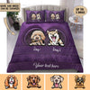 Dog Personalized Bedding Set, Personalized Gift for Dog Lovers, Dog Dad, Dog Mom - BD003PS04 - BMGifts