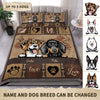 Dog Personalized Bedding Set, Personalized Gift for Dog Lovers, Dog Dad, Dog Mom - BD045PS04 - BMGifts
