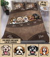 Dog Personalized Bedding Set, Personalized Gift for Dog Lovers, Dog Dad, Dog Mom - BD068PS04 - BMGifts (formerly Best Memorial Gifts)