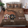 Dog Personalized Bedding Set, Personalized Gift for Dog Lovers, Dog Dad, Dog Mom - BD146PS05 - BMGifts