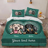 Dog Personalized Bedding Set, Personalized Gift for Dog Lovers, Dog Dad, Dog Mom - BD149PS05 - BMGifts